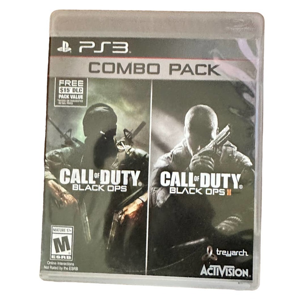 CALL OF DUTY BLACK OPS AND BLACK OPS ll COMBO PACK FOR PS3